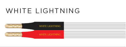 Leif White Lightning Speaker Cable